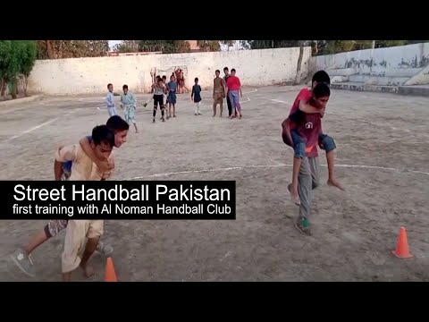 Street Handball Pakistan first training with Al Noman Handball Club