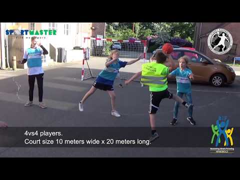 Street Handball Event, Bramming. How to play with fairplay rules.