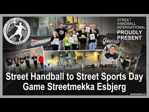 Street Handball at Game Streetmekka Esbjerg to National Street Sports Day