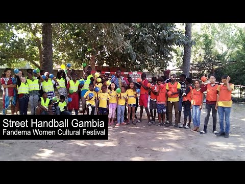 Street Handball Gambia colour Fandema Women Cultural Festival 2019