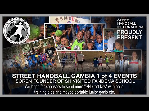 Street Handball Gambia Fandema School