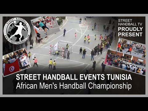 Awesome Street Handball in Tunisia in the context of The 2020 African Men's Handball Championship