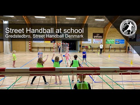 Street Handball at school workshop - Gredstedbro - Denmark